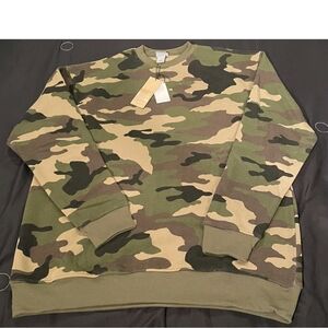 Camo Crewneck Sweatshirt or Dress size 3X